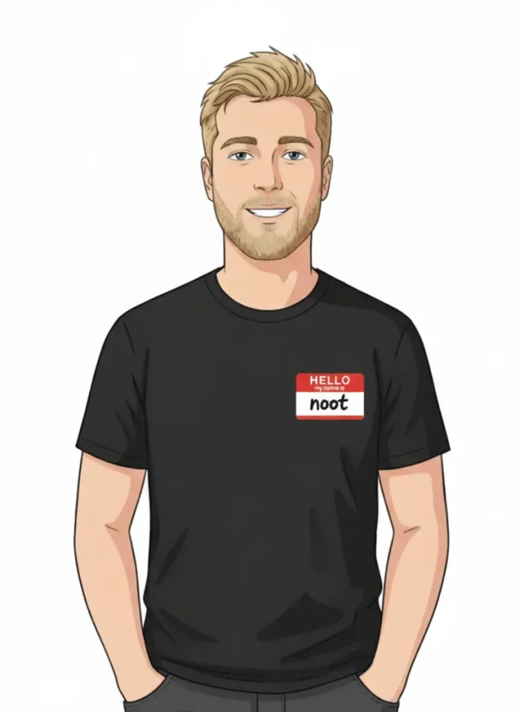 An ai rendering of SEO Specialist Liam Hayward